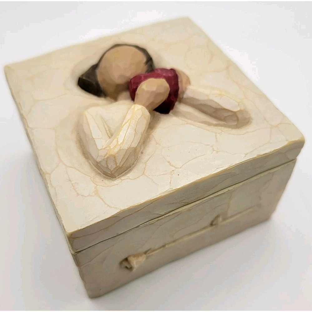 Willow Tree From the Heart Trinket Box 2003 Demdaco Susan Lordi Keepsake Box‎